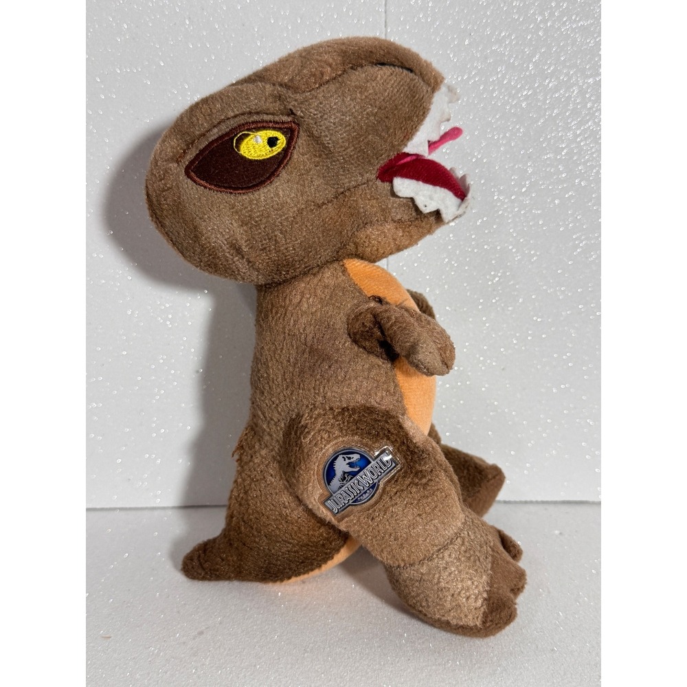 Jurassic World T-Rex Plush Toy Factory Brown Orange Dinosaur Stuffed Animal